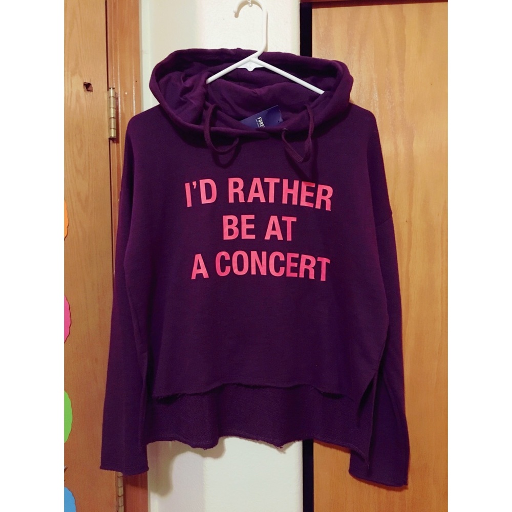 Purple Forever 21 Hoodie